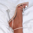 Rhinestone Wineglass High Heel Sandals