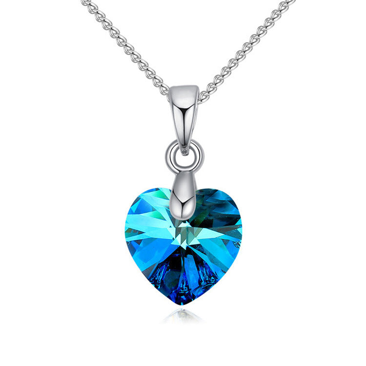 Austrian gold-plated crystal necklace