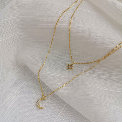 Zircon Double Necklace