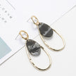 Diamond circle matte earrings earrings Japan and South Korea simple charm full diamond fashion wild earrings