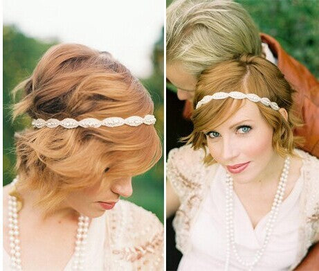 alpscommerce handmade crystal chaton bride hair band wedding hair headdress