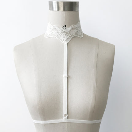 Women Cage Bra Crop Top Lace Bralette Bandage Body cross Harness Bra