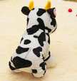 Pet Dog Cat Coat Warm Cow Costume Sweatshirt Hooded Clothing