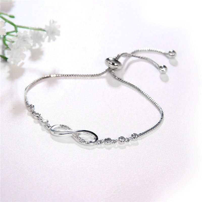 Adjustable  Eight Female Bracelet