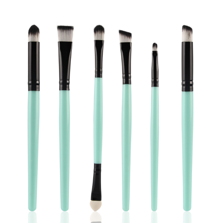 6PCS eye makeup cosmetics Alpscommerce Brushes Set for Eyeshadow eyebrow lip eyeliner brush beauty make up tools