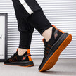 Flying woven autumn men's shoes