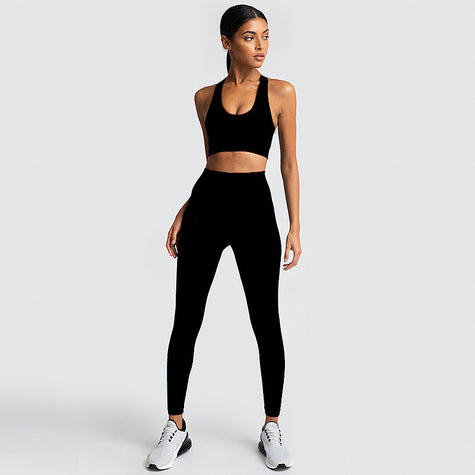 Seamless Gym Set Nylon Woman Sportswear
