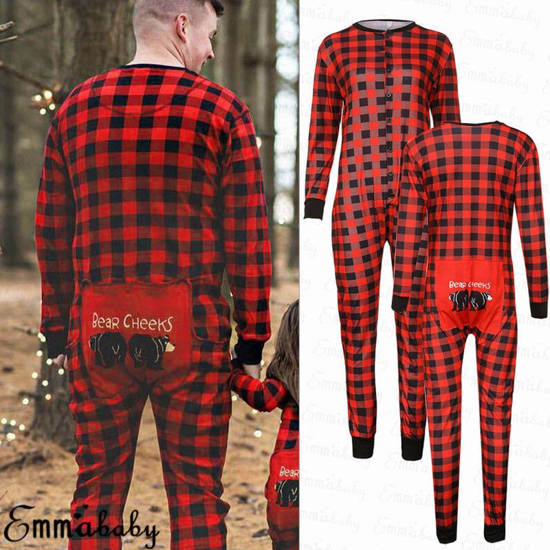 Kiss My Bear Cheeks Pajamas family pajamas