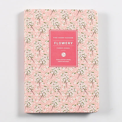 Floral loose-leaf notebook