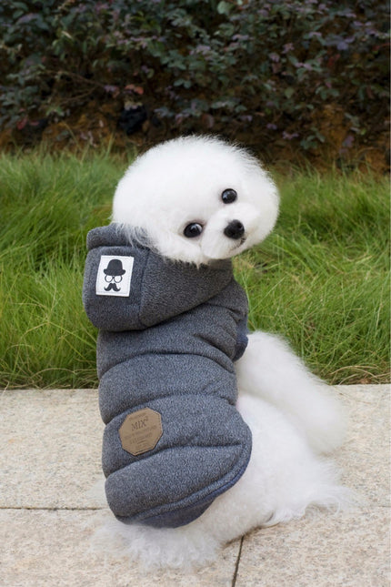 Small Pet Mustache Two-legged Autumn And Winter Coat