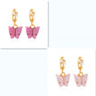 Women's Fashion Colorful Acrylic Butterfly Earrings