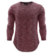 New Round Neck Slim Long-sleeved Men's T-shirt