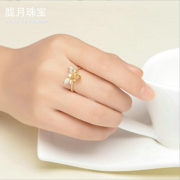 Honey Bee Citrine Ring