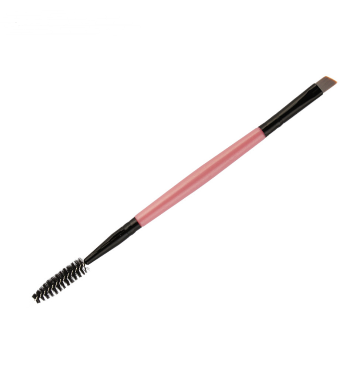 Double eyelash brush eyebrow brush