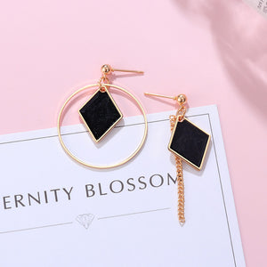 Diamond circle matte earrings earrings Japan and South Korea simple charm full diamond fashion wild earrings