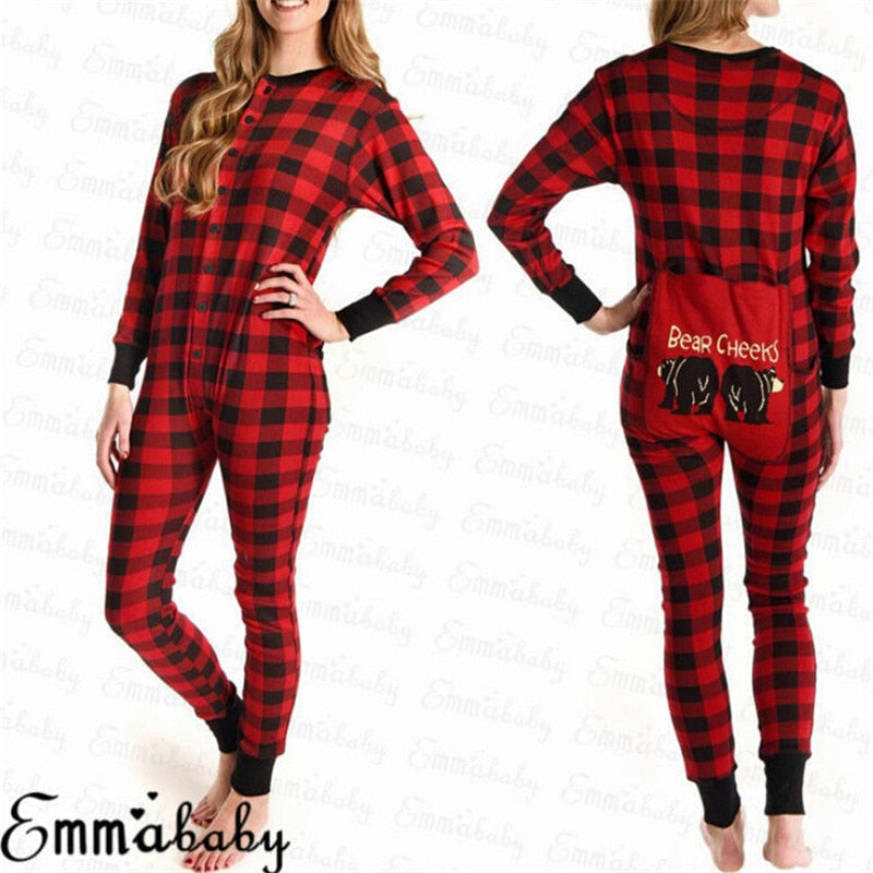 Kiss My Bear Cheeks Pajamas family pajamas