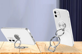 Compatible with Apple, Metal Mobile Phone Bracket Hidden Desktop Fold Ring Buckle Paste Portable Lift Tablet Ipad Lazy