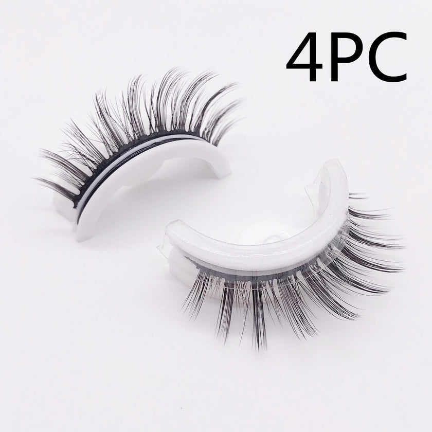 Reusable 3D silk Mink Lashes Natural False Eyelashes