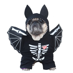 Pet Clothes Black Bat Dog