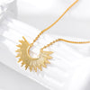 Ethnic Style Vintage Necklace Exaggerated Bohemian Tassel Pendant