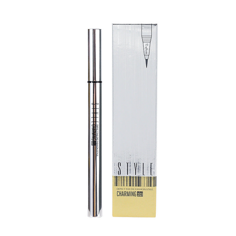 Waterproof And Sweat-proof Soft Brush Tip Pearlescent Liquid Eyeliner Pen