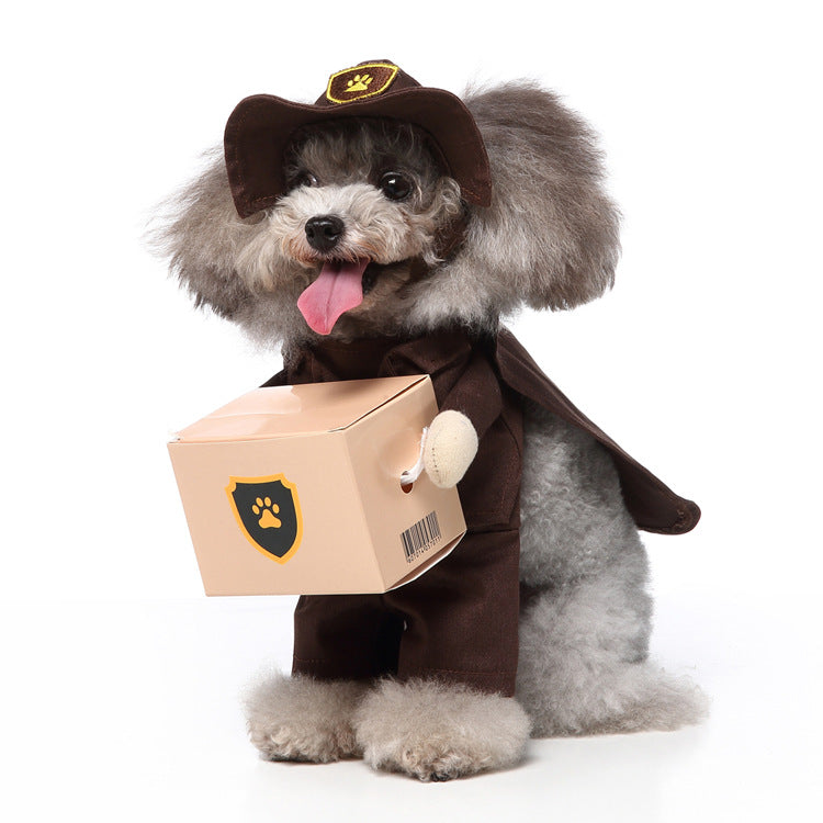 Cosplay Pet Supplies Standing Outfit Funny Dog Clothes