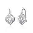 Flower Sterling Silver Earrings Jewelry for Women Teens Birthday Gifts