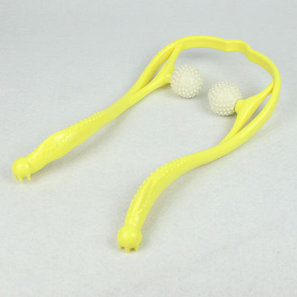 Plastic Pressure Point Therapy Neck Massageador Massagem Relieve Hand Roller Neck Massager For Neck Shoulder Trigger Point