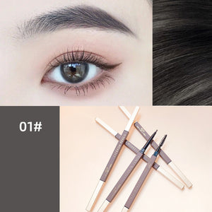 Automatic Rotary Sketch Waterproof And Non Smudging Extremely Thin Double Headed Eyebrow Pencil