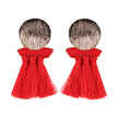 Boa ethnic tassel earrings