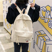 New Fashion Joker Simple Solid Color Backpack