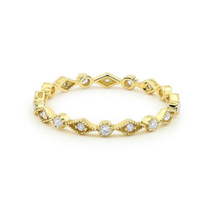 Female Silver 14K Ring