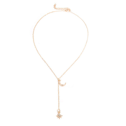 New Jewelry Fashion Personality Retro Moon Sun Women's Necklace