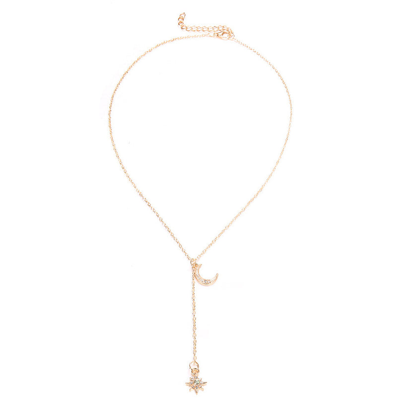 New Jewelry Fashion Personality Retro Moon Sun Women's Necklace