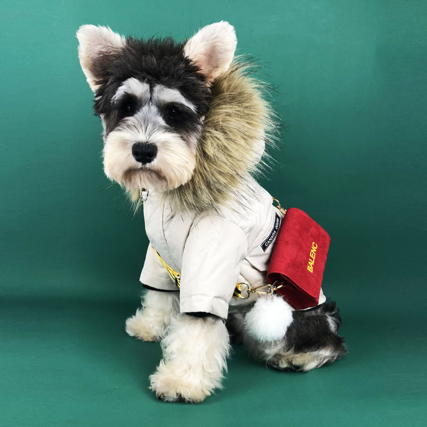 Winter French and Pugs Puppies Clothes Warm Coats