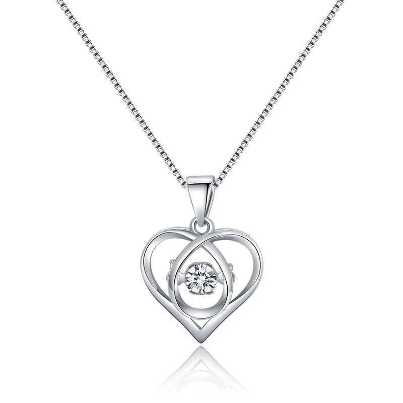 I have you in my heart Korean heart pendant