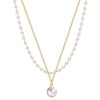 European And American Fashion Double-layer Pearl Clavicle Chain