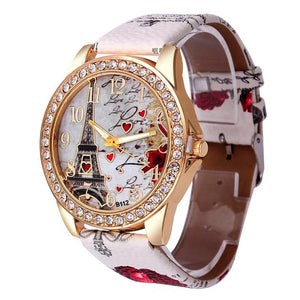 New Vintage Paris Eiffel Tower Women's Quartz Watch Women Girls Ladies Students Casual Wristwatch Relojes