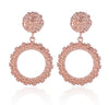 Big Vintage Earrings for Women Gold Silver Black Geometric Statement Earring  Metal Earing Hanging Fashion Jewelry