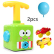 Power Balloon Launch Tower Toy Puzzle Fun Education Inertia Air Power Balloon Car Science Experimen Toy for Children Gift