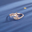 Lovely rose gold fox ring