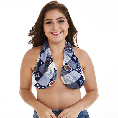 Towel Bra Bath Towel Hanging Neck Wrapped Chest shower towel underwear towel