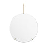 Nordic minimalist style wall-mounted round mirror