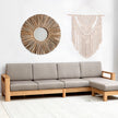 Nordic Style Retro Tassel Woven Wall-mounted Mirror