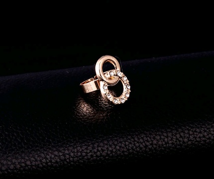 Necklace Earrings Bracelet Ring Jewelry Set 18K Jewelry Four-piece Set