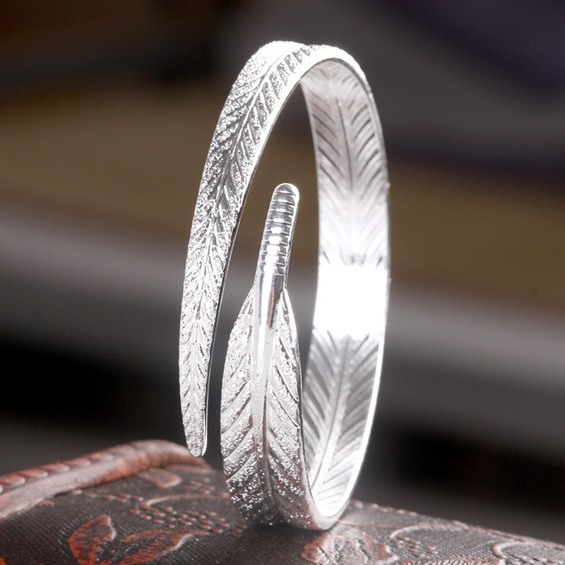 Angel feather bracelet adjustable bracelet