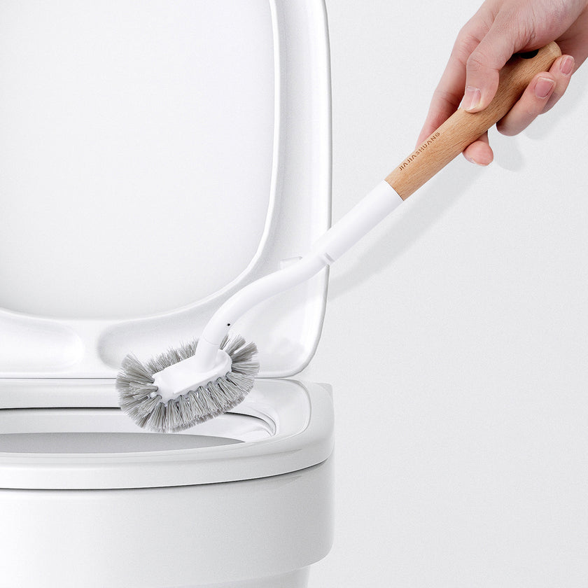 Slim Compact Bathroom Toilet Bowl Brush Toilet Brush Sturdy Deep Cleaning