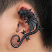 Mystical Dragon Long Ear Cuff Earring