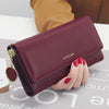 Women's hand holding wallet female long section 2021 new Japanese and Korean personality pendant multi-function student wallet