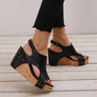 New Roman sandals female fish mouth thick bottom sandals large size women's shoes toe ladies sandals